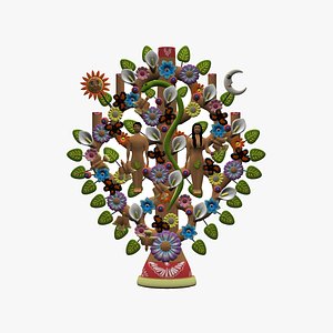 mexican handicraft tree life model