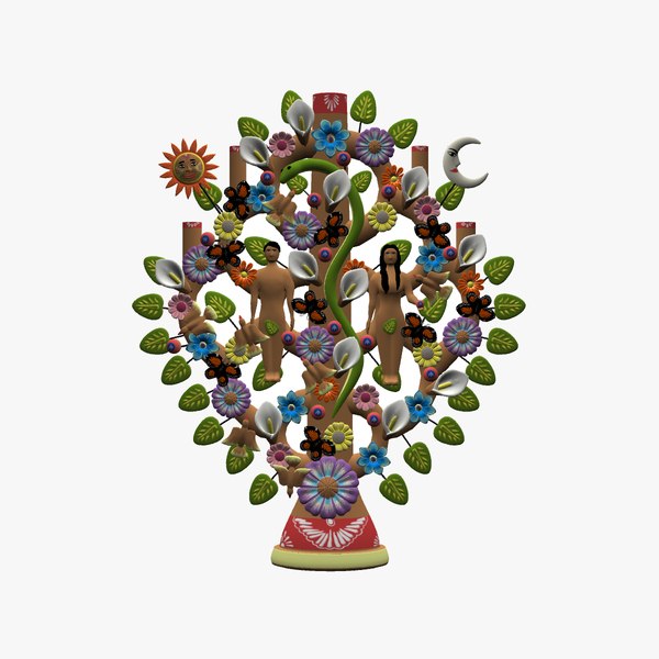 modelo 3d Clásico árbol de la