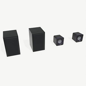 Computer Speakers 3D model