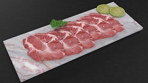 Sliced pork 002