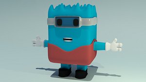 3D model krucil character