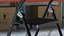 Black 2 Step Steel Folding Ladder with Anti Slip Pedals