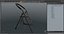 Black 2 Step Steel Folding Ladder with Anti Slip Pedals