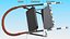Black 2 Step Steel Folding Ladder with Anti Slip Pedals