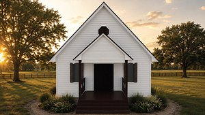 3D model Rustic Farmhouse Chapel