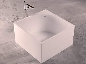 3D model bathtub faucet