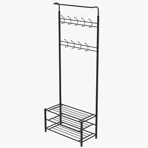Coat Rack 3D model