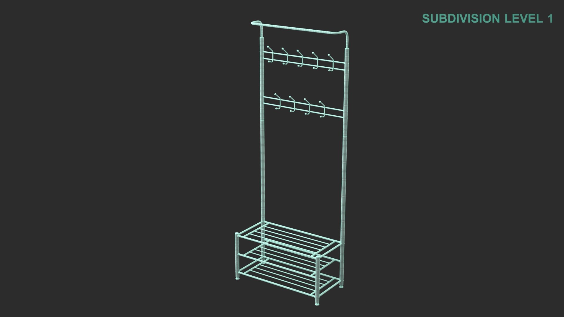 Coat Rack 3D Model - TurboSquid 1856456