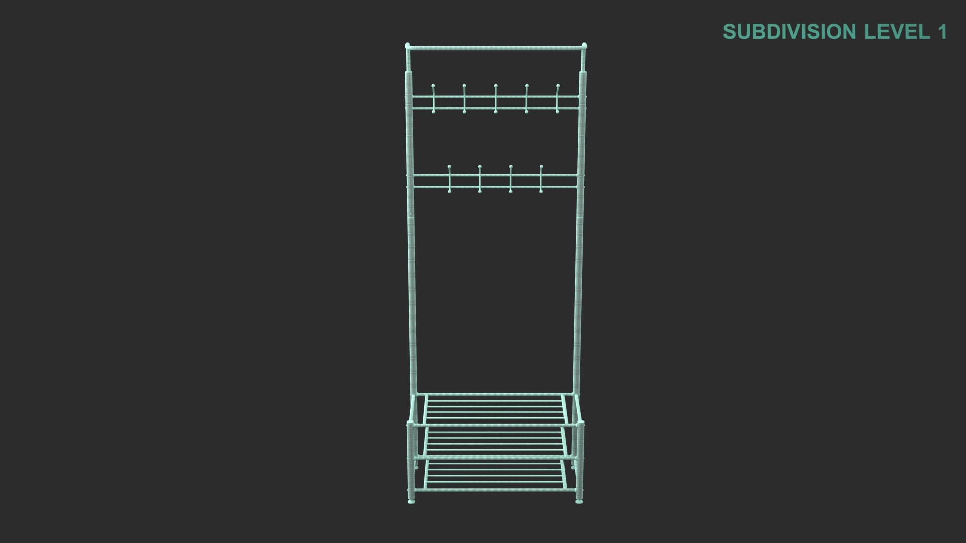 Coat Rack 3D Model - TurboSquid 1856456