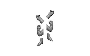 legs arms man doll