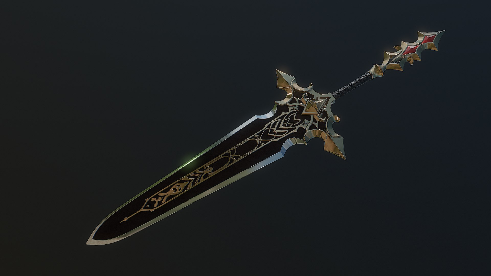 3D Vampire Slaughter Greatsword - TurboSquid 2387771