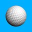 golf ball 3d model