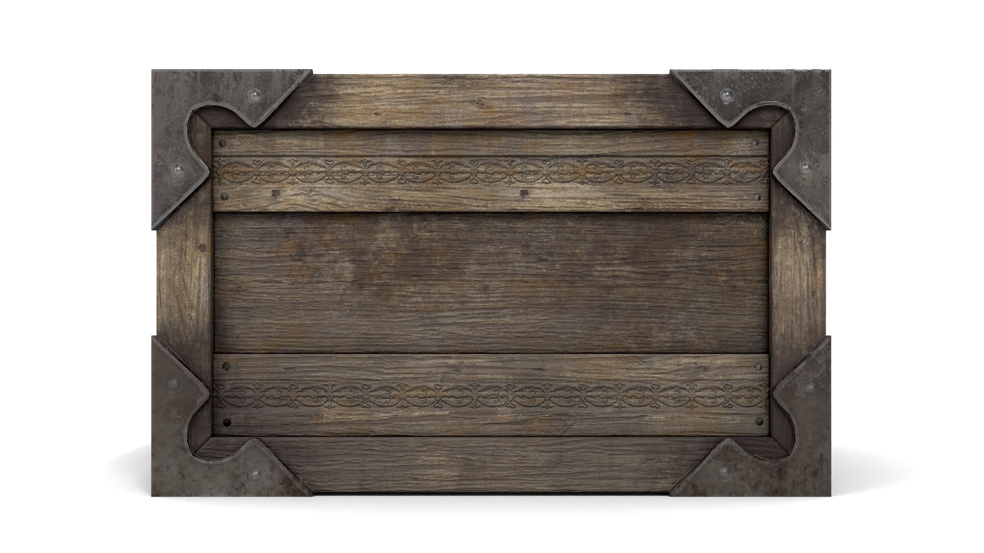 3D Ancient Wooden Box - TurboSquid 1683031