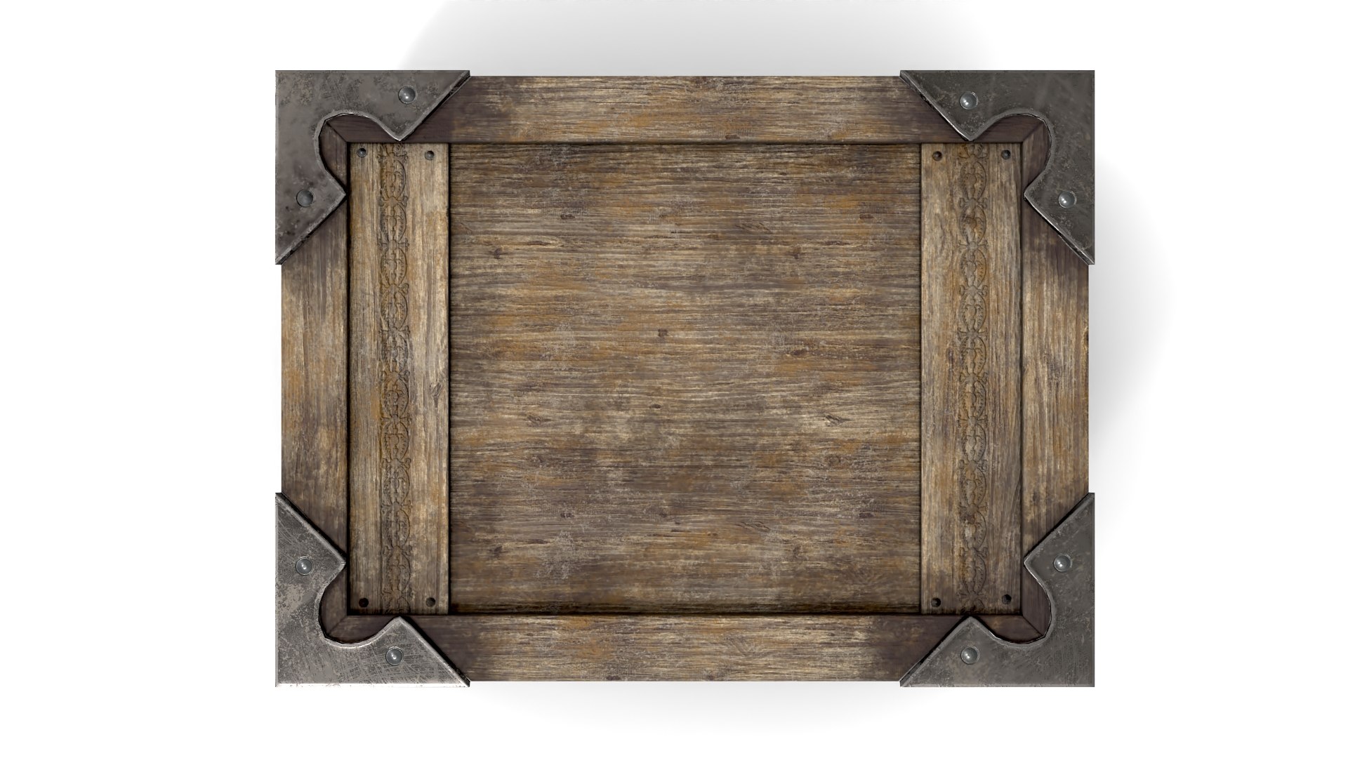 3D Ancient Wooden Box - TurboSquid 1683031