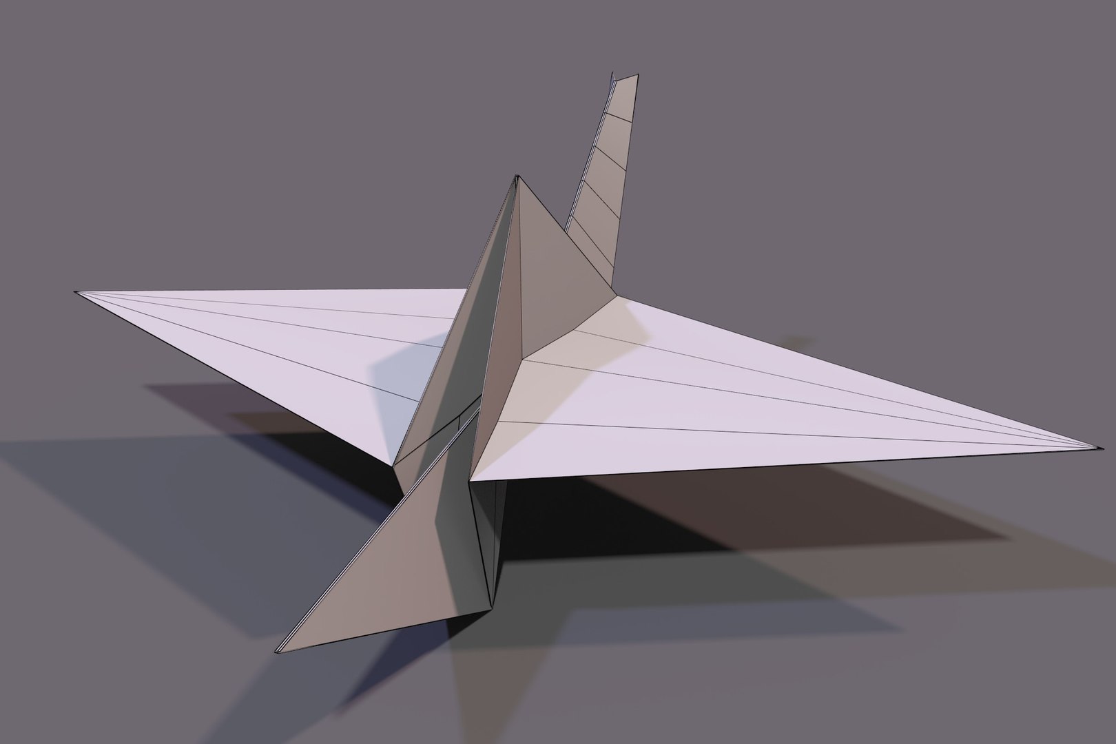 Origami Crane model - TurboSquid 1808791