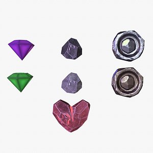 Toon Game Drop 3D model