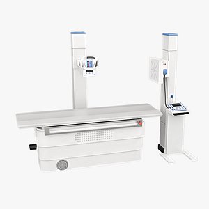 Digital Radiography X-ray Machine 3D model