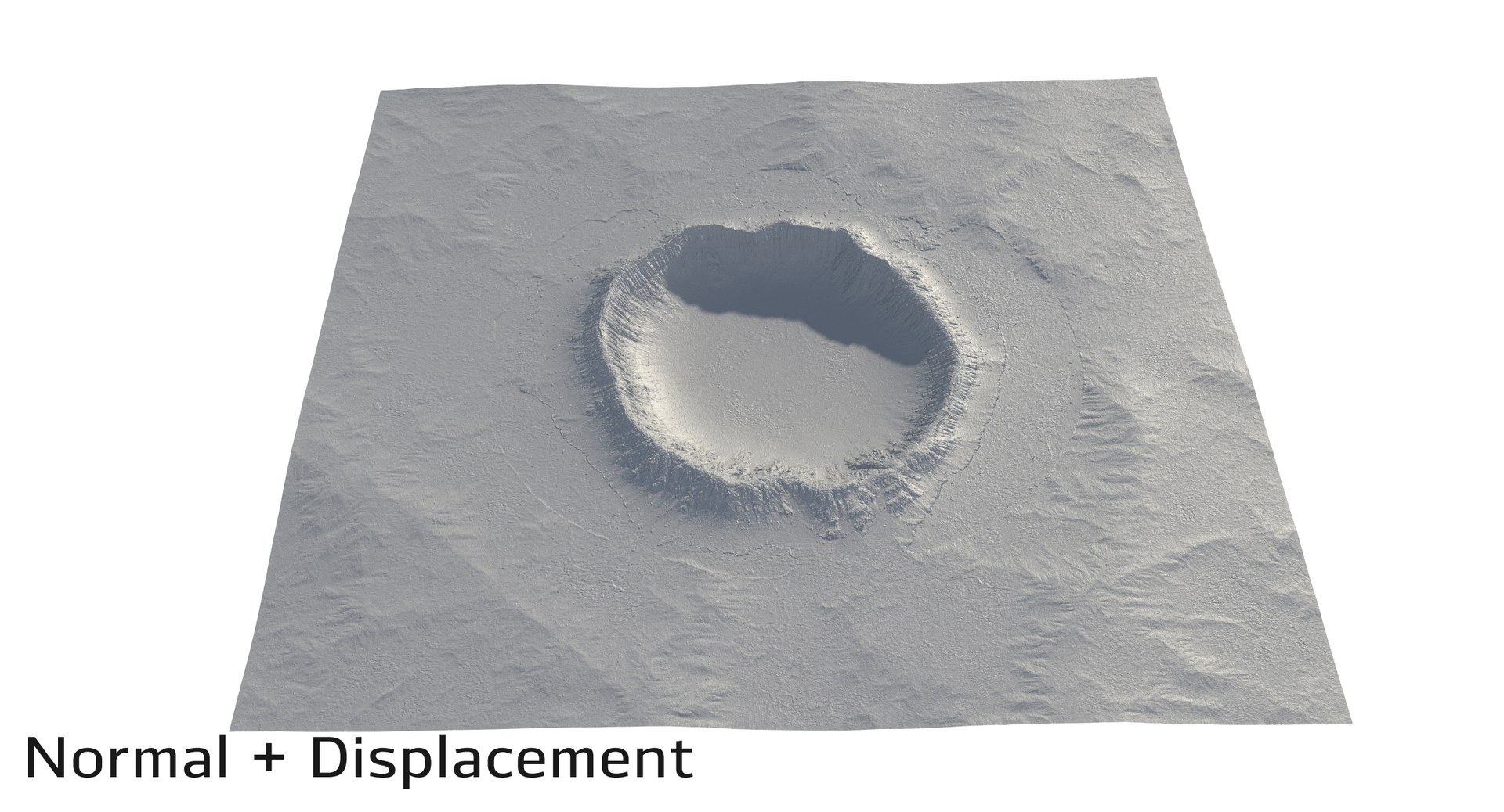 3D impact crater model https://p.turbosquid.com/ts-thumb/tT/cEUK22/8390BpPX/m06_displ0001/jpg/1515696650/1920x1080/fit_q87/25c7d5410adc36fac3821692b37a9a52814f7f52/m06_displ0001.jpg