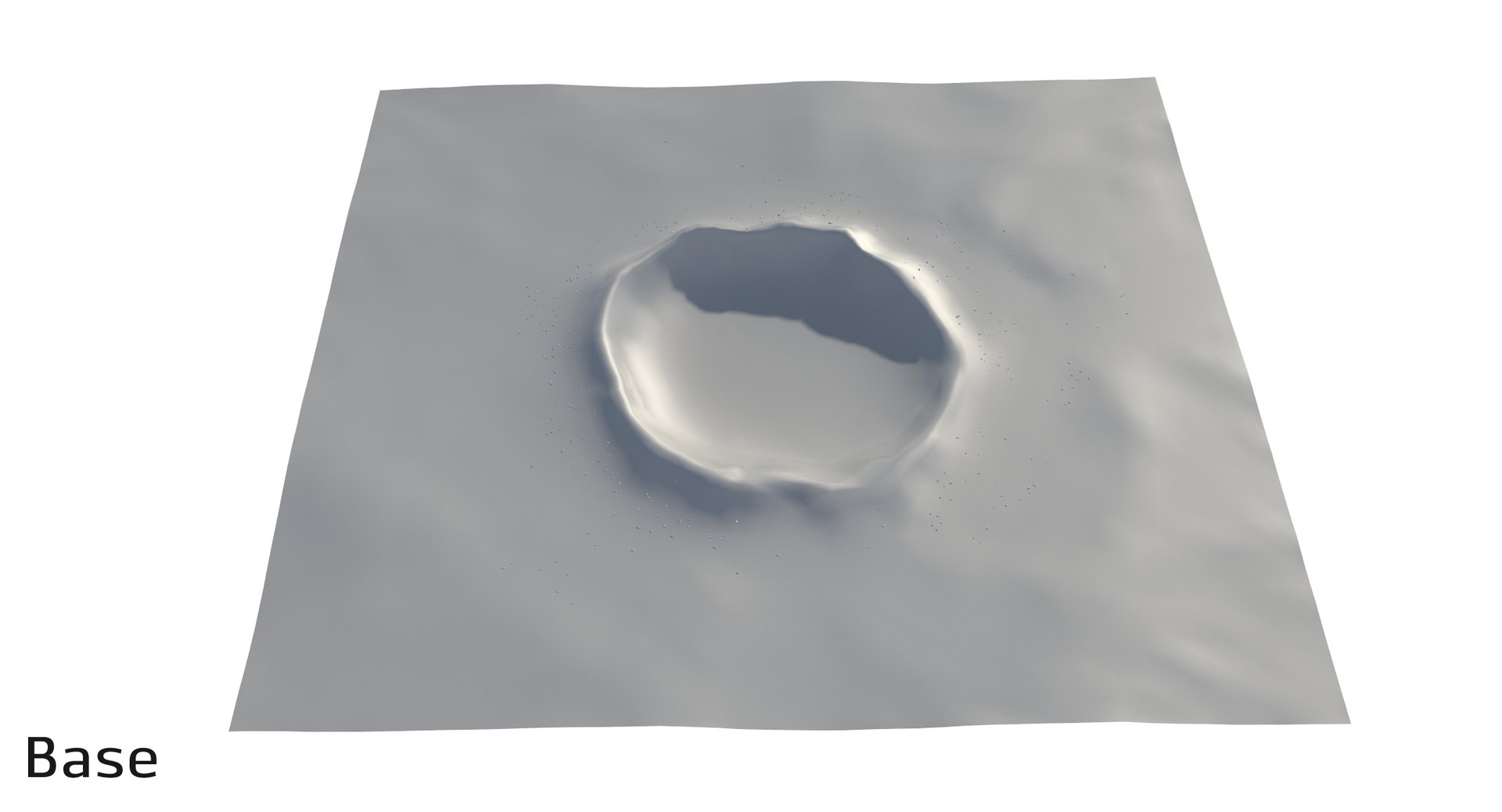 3D impact crater model https://p.turbosquid.com/ts-thumb/tT/cEUK22/PQ1oPqFW/m06_base0001/jpg/1515696647/1920x1080/fit_q87/012d79f43adc232a7e4c381e045a0031370f8203/m06_base0001.jpg