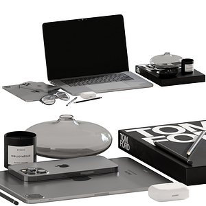 Decorative sets for desktop 3D model