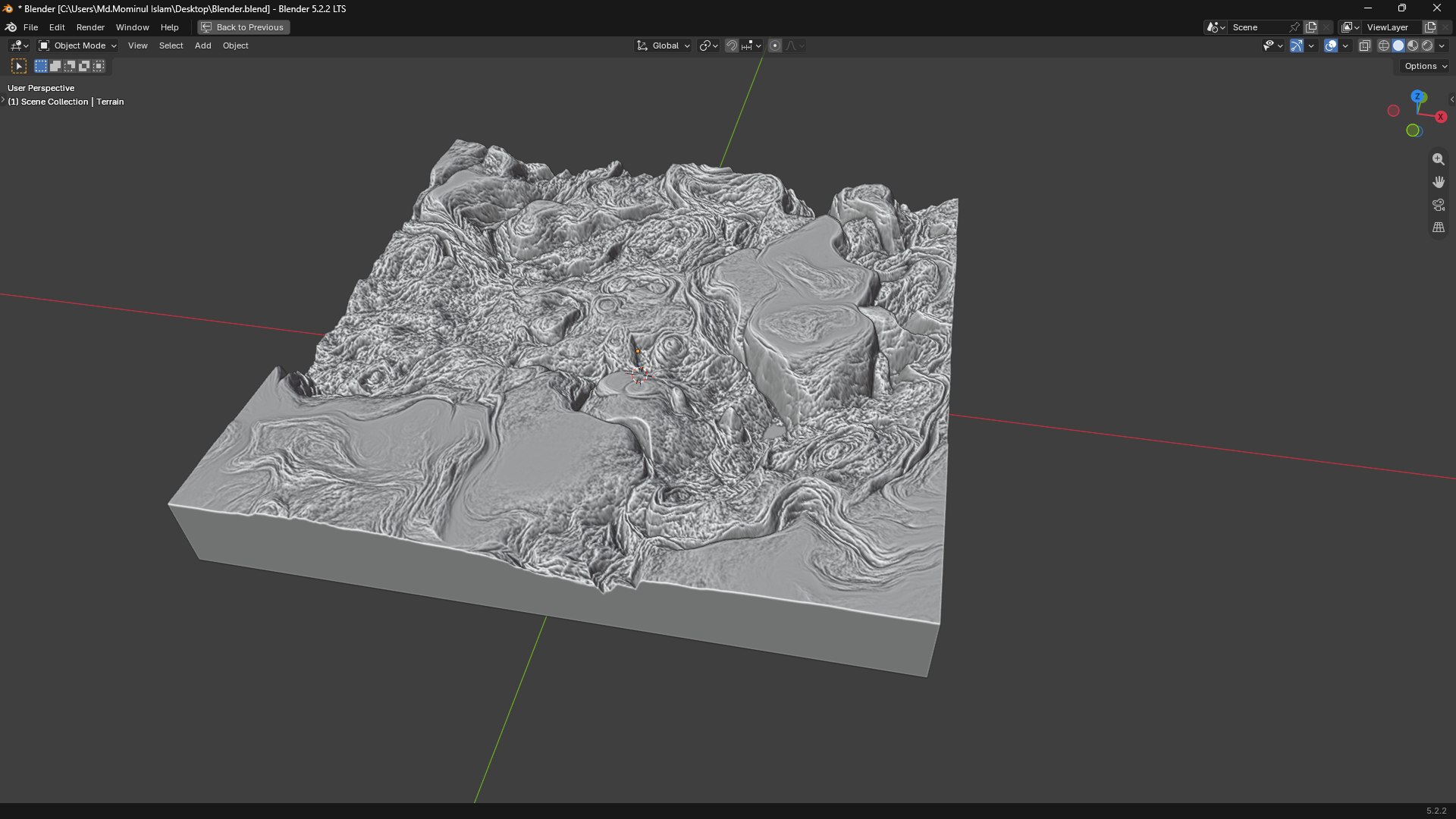 Terrain Rock Mountain 3d Print Model Model - TurboSquid 2640845