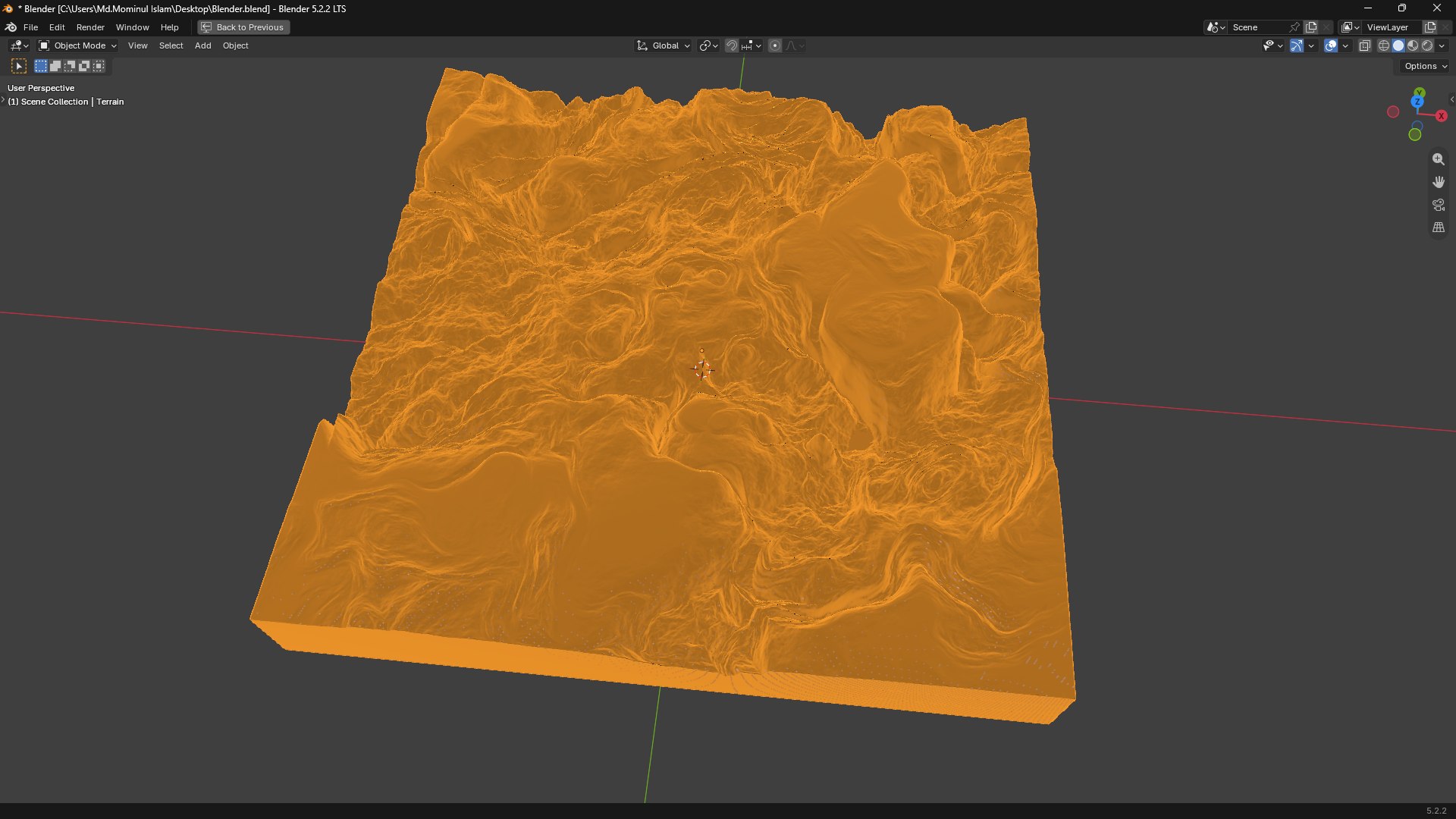 Terrain Rock Mountain 3d Print Model Model - TurboSquid 2640845