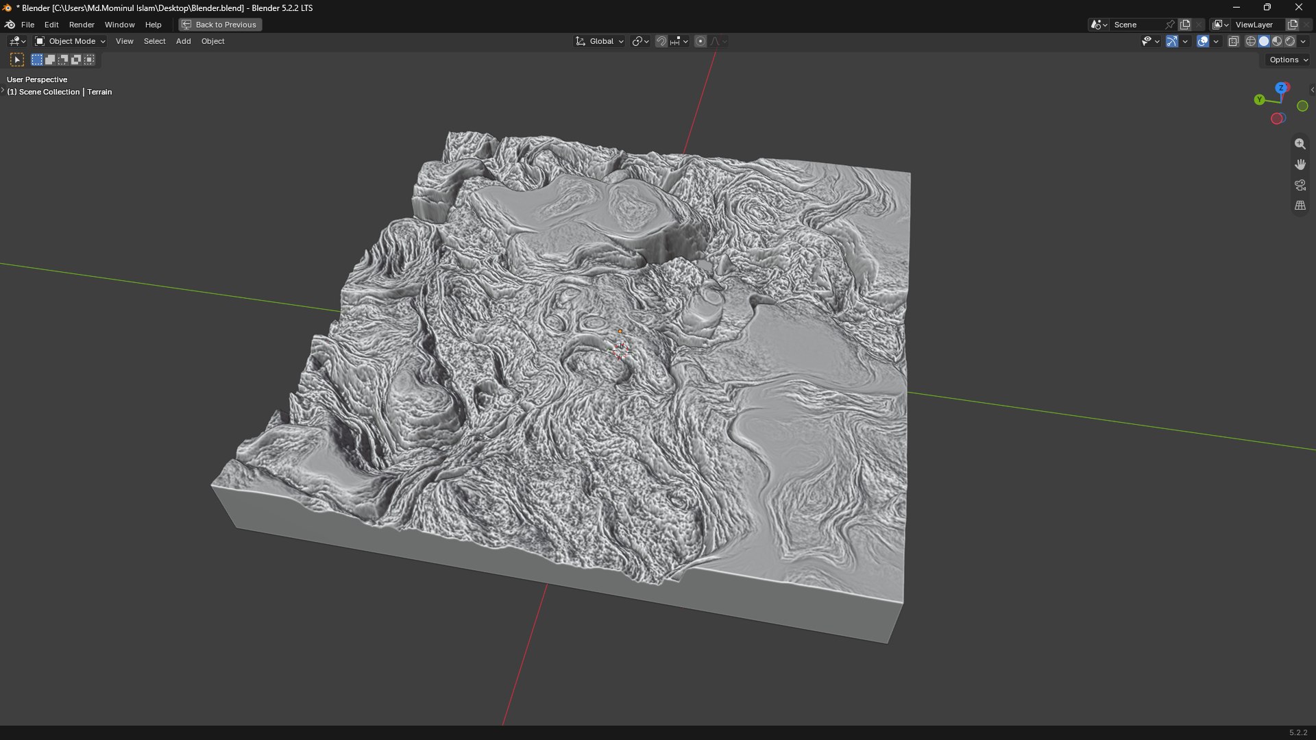 Terrain Rock Mountain 3d Print Model Model - TurboSquid 2640845