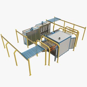 Powder Coating Conveyor Line