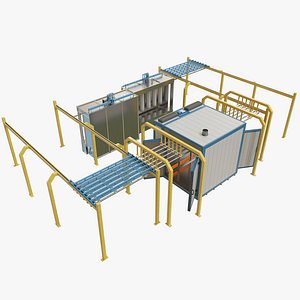 Powder Coating Conveyor Line