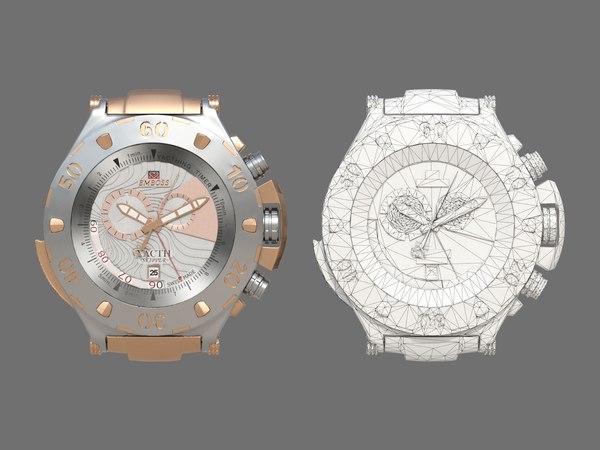 Watch 9 Low-poly 3D model