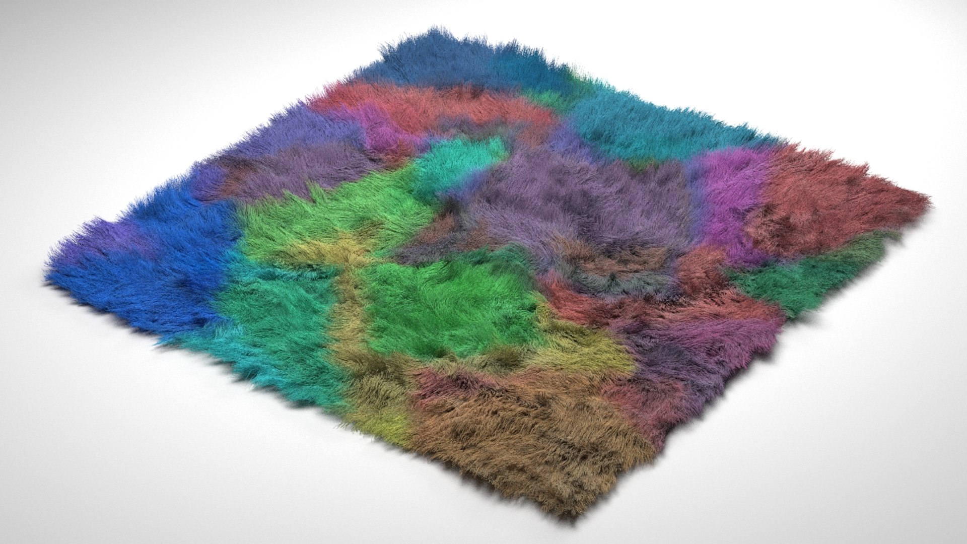 3d Modern Rug Model