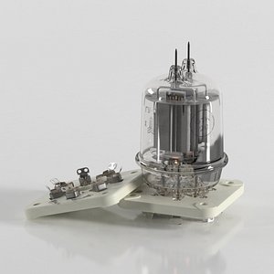 russian vacuum tube gu-29 3d model