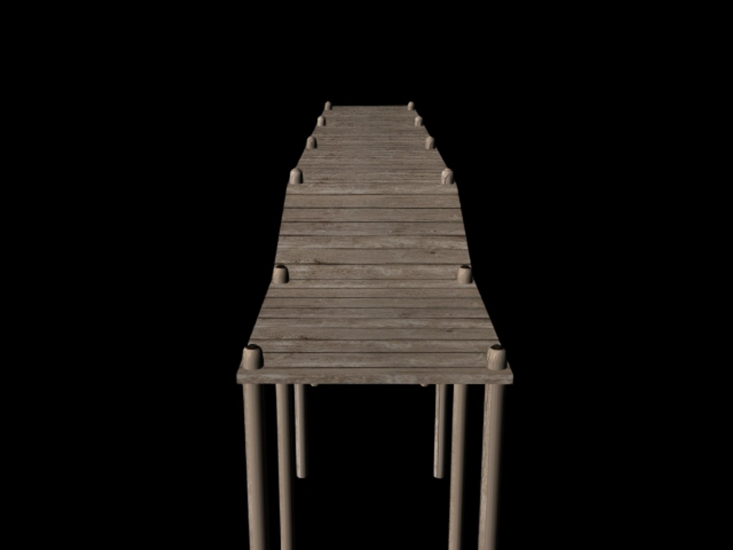 Old Wharf Set 3d Model
