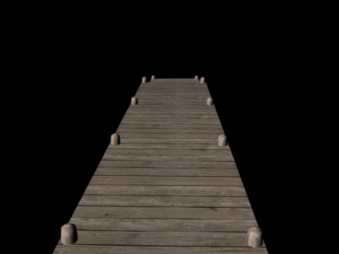 Old Wharf Set 3d Model
