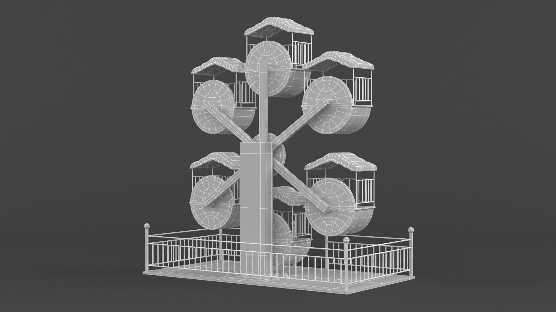3D Carousel Model - TurboSquid 1983711