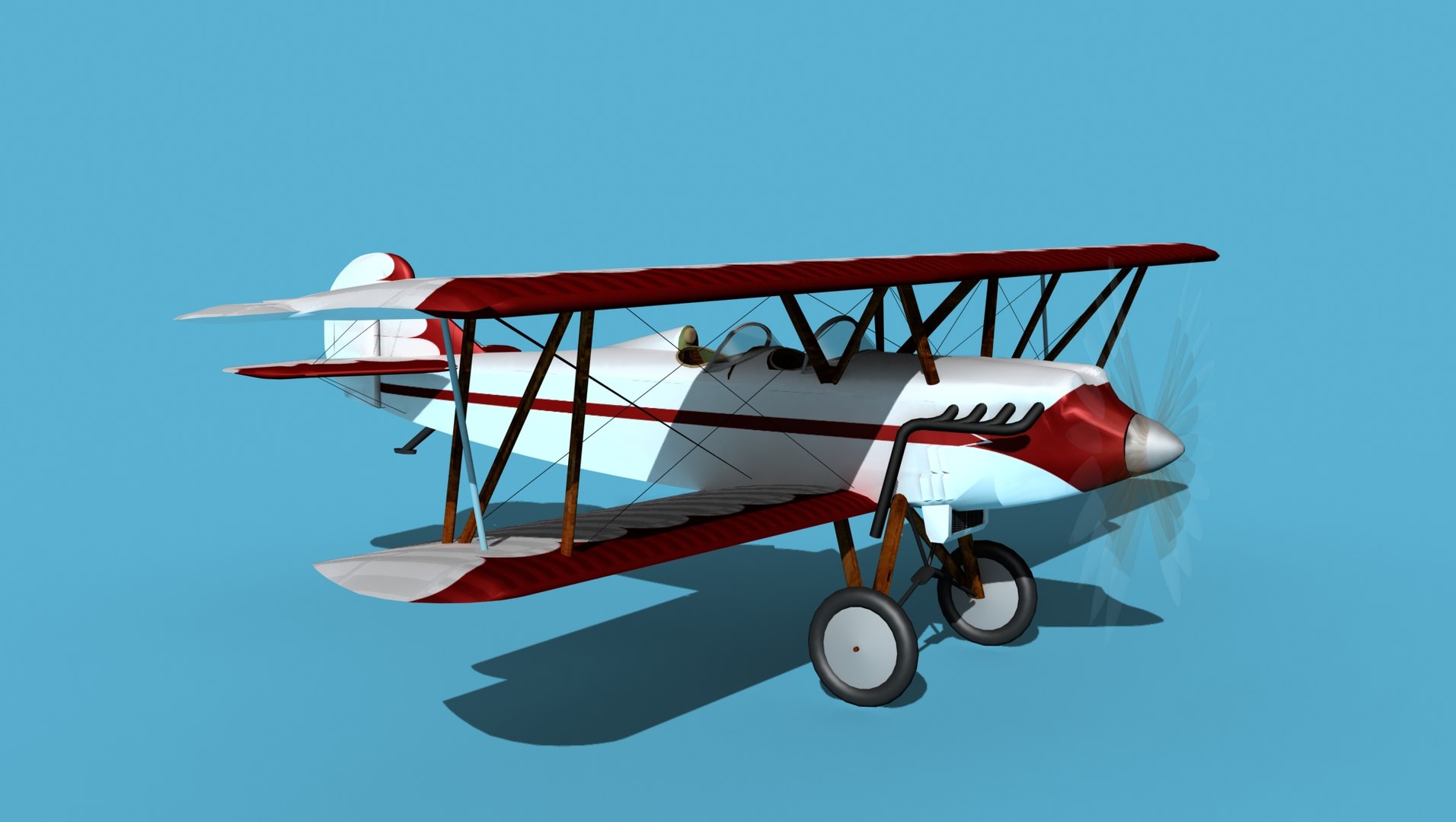 Travelair 2000 V09 3D Model - TurboSquid 1924846