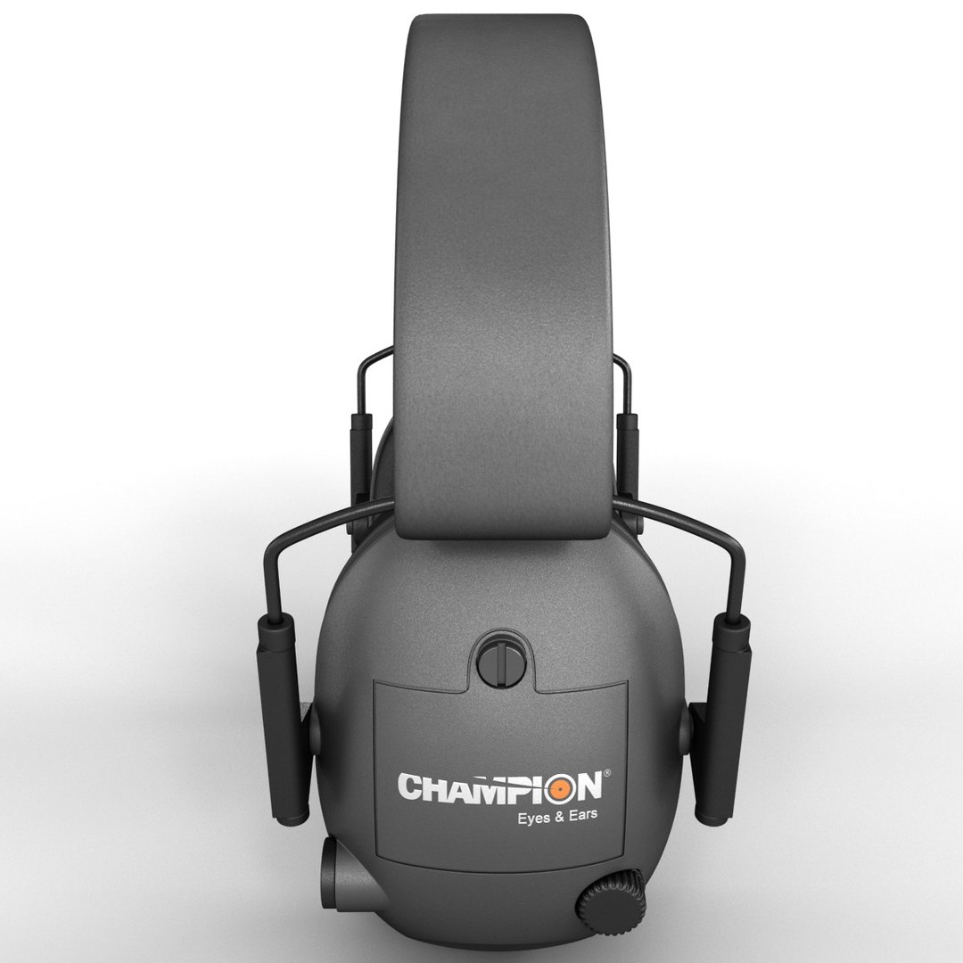 3d Electronic Ear Muffs Model