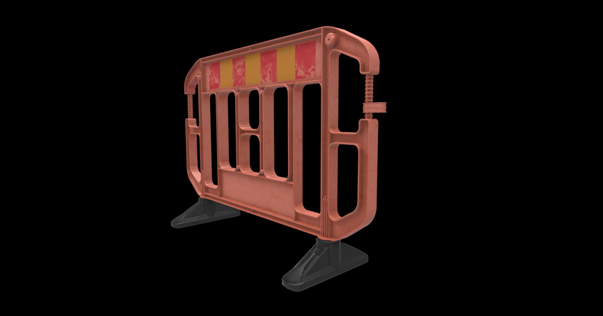 3D Model Safety Barrier - TurboSquid 2279277