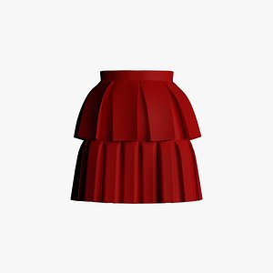 Pleat skirt