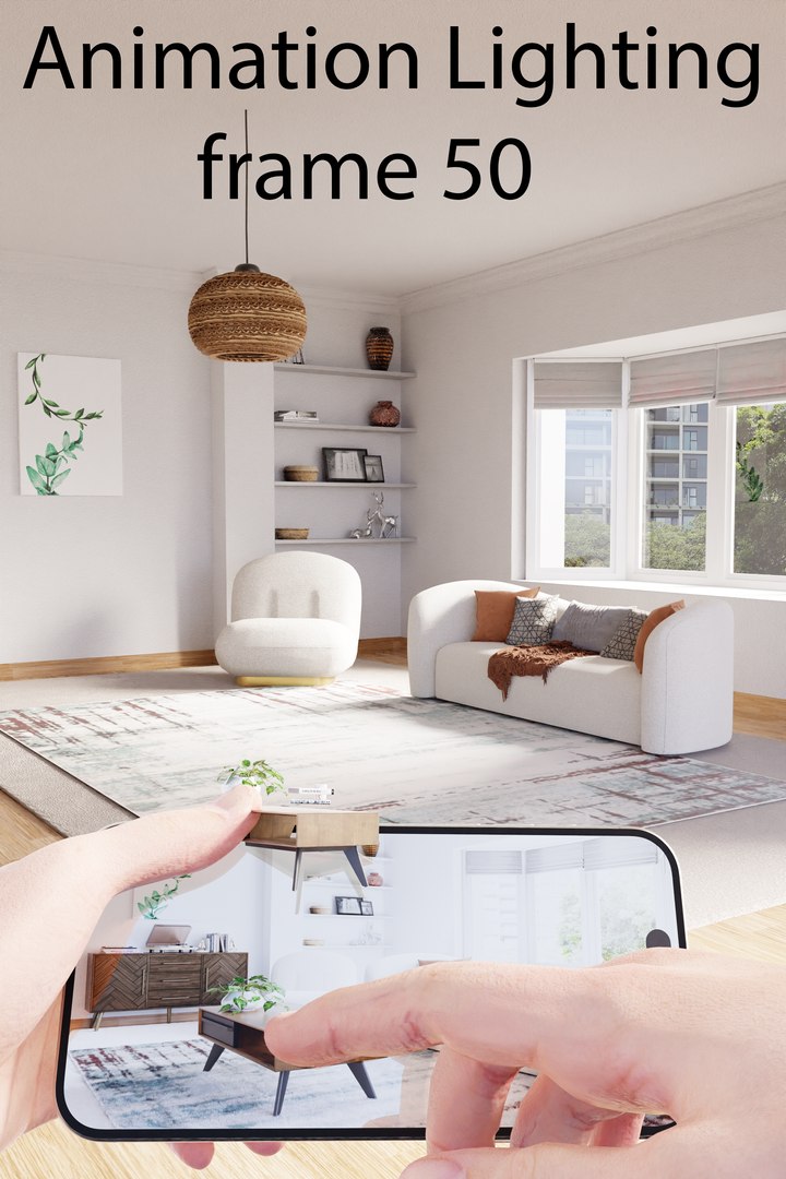 3D Model Animated Interior Design Blender Scene - TurboSquid 2212643
