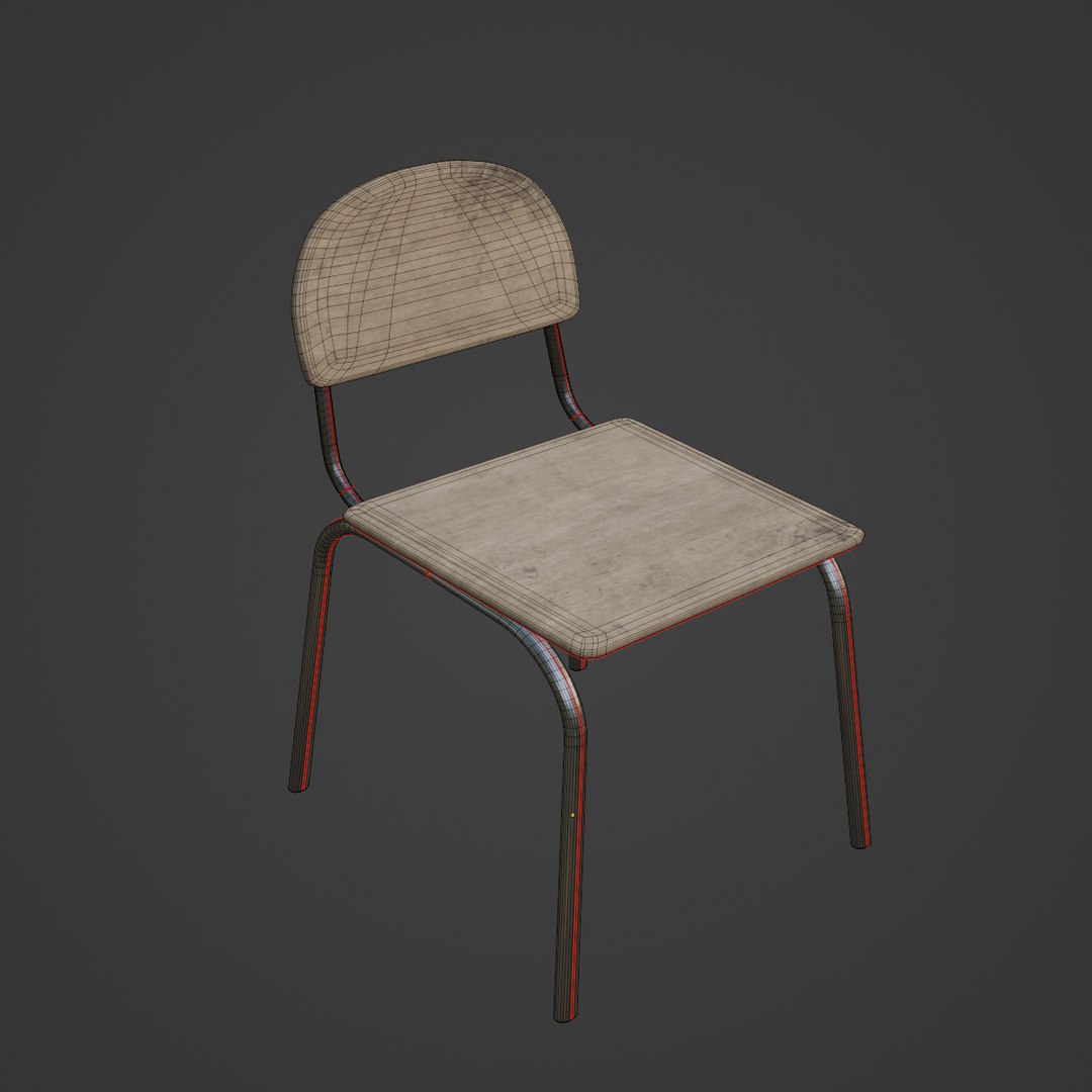 Simple Chair 02 3D Model - TurboSquid 2298666