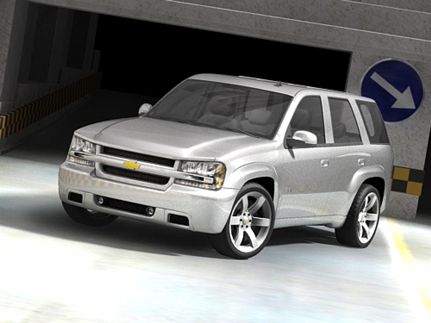 Chevrolet Trailblazer Suv Ss 3d Model