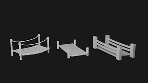 3D model Bridge Pack 3 bridge