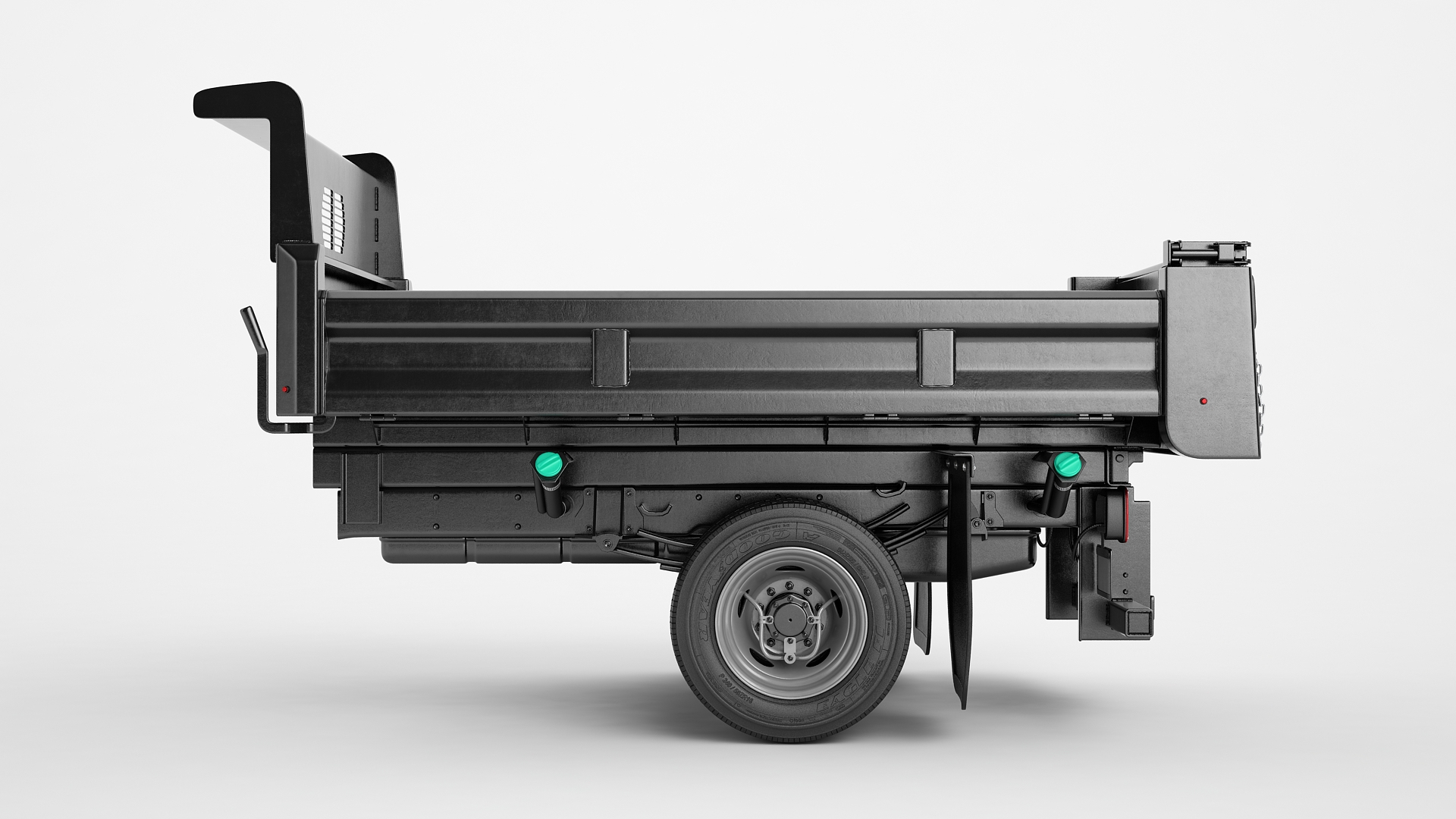 Flatbed dump truck model - TurboSquid 1609026