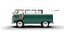 Volkswagen T1 Combi 1950 HQ Modelo 3d