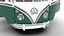 Volkswagen T1 Combi 1950 HQ Modelo 3d