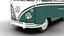 Volkswagen T1 Combi 1950 HQ Modelo 3d