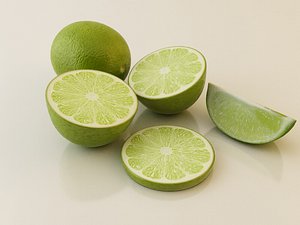 lime green 3d model