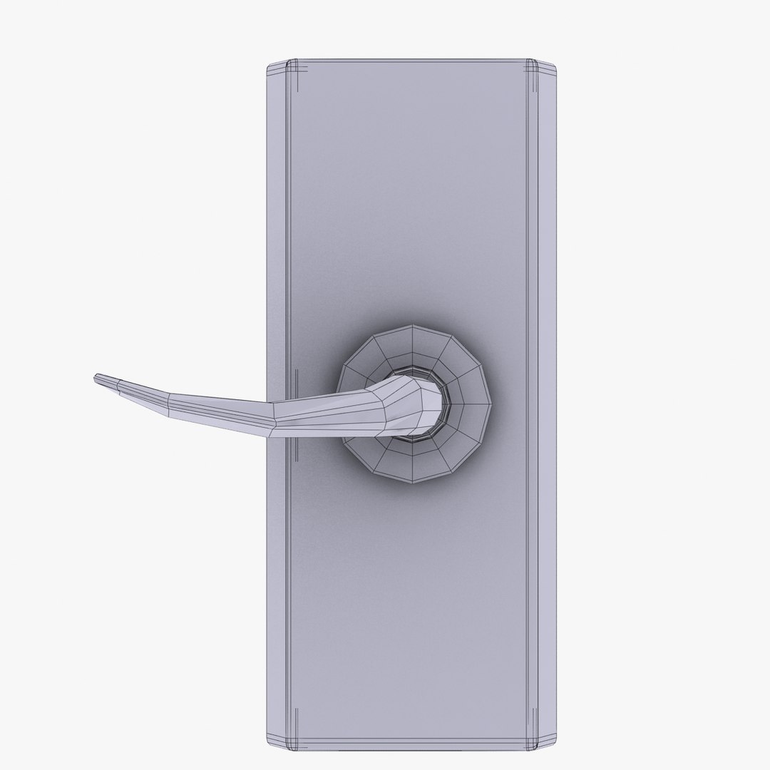3d door handle model