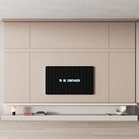 612 tv wall kit 23 living room zone japandi wood panels CORONA 2019